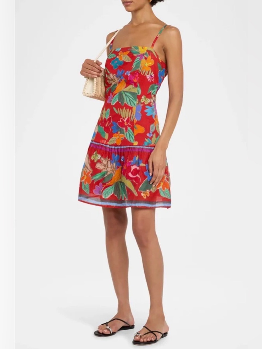 Marie Oliver Anita Floral Mini Dress in Macaw Size 2
